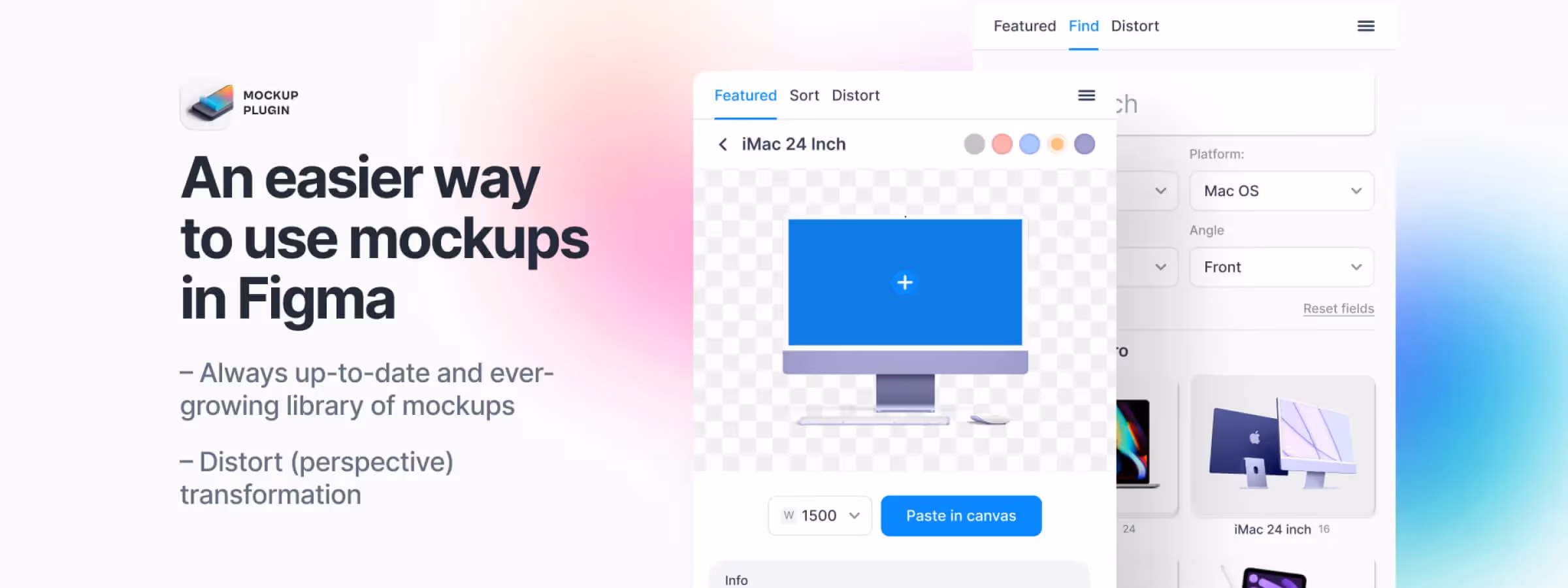 Simplifiez votre processus de création de mockups avec le plugin Figma "Mockup"