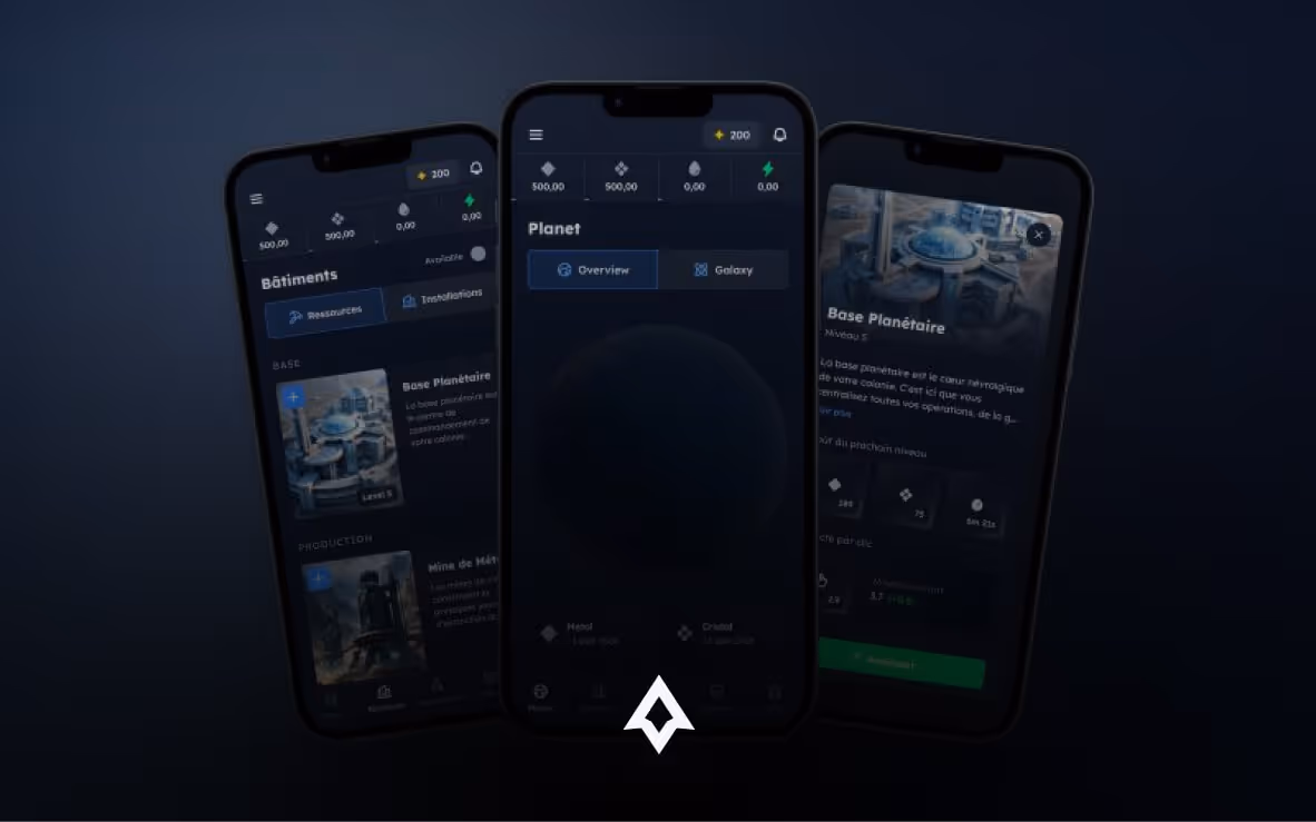 Capture d'écran de Astro Nova - Interface et design UX/UI