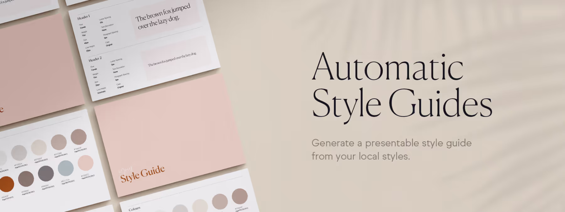 Créez et Mettez à Jour Vos Guides de Style en Un Clic avec 'Automatic Style Guides'