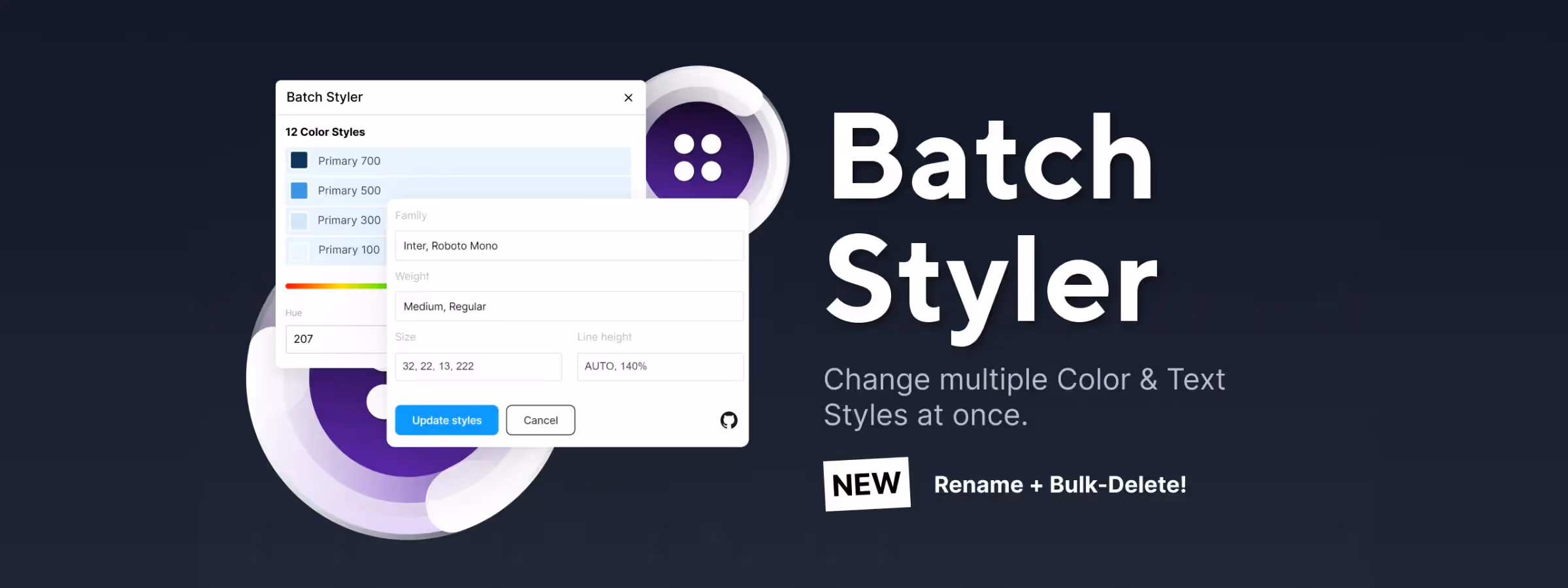 Découvrez le Plugin Figma Batch Styler : un éditeur de styles par lot !