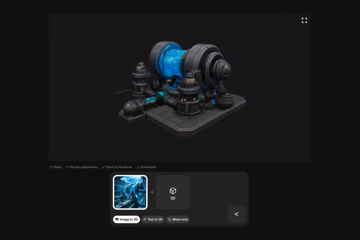 Capture d'écran de version 3D du visuel retenu - Interface et design UX/UI