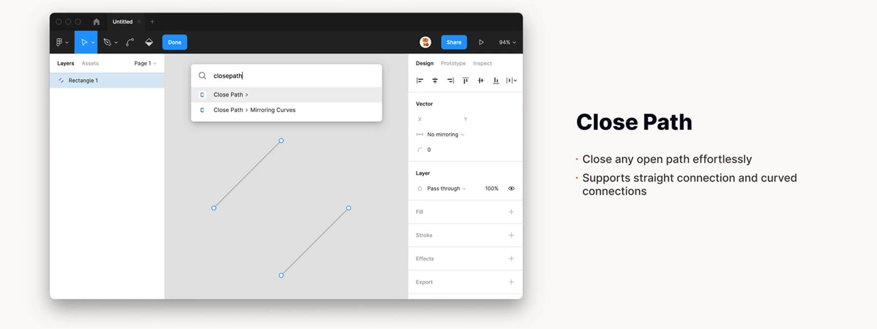 Close Path : Fermez vos tracés vectoriels en un clic