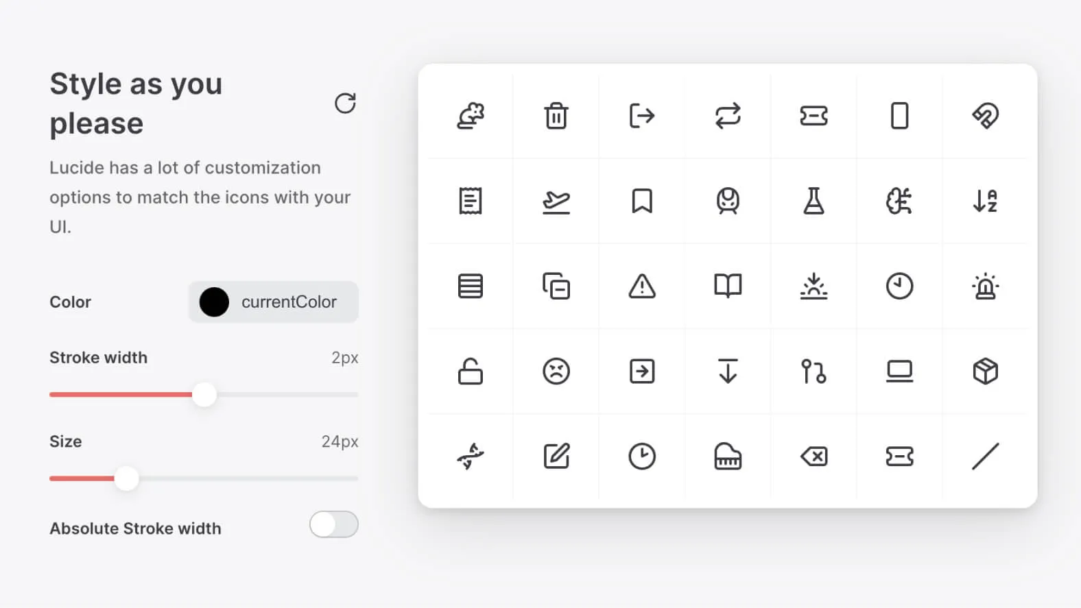 Lucide Icons