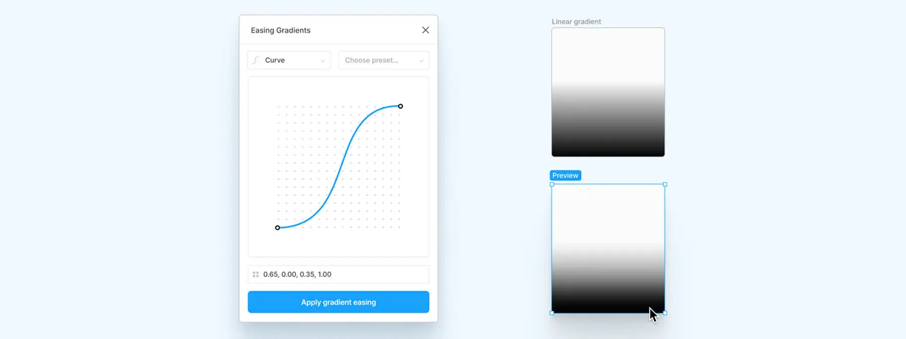 Easing Gradients : Le plugin Figma qui adoucit vos dégradés