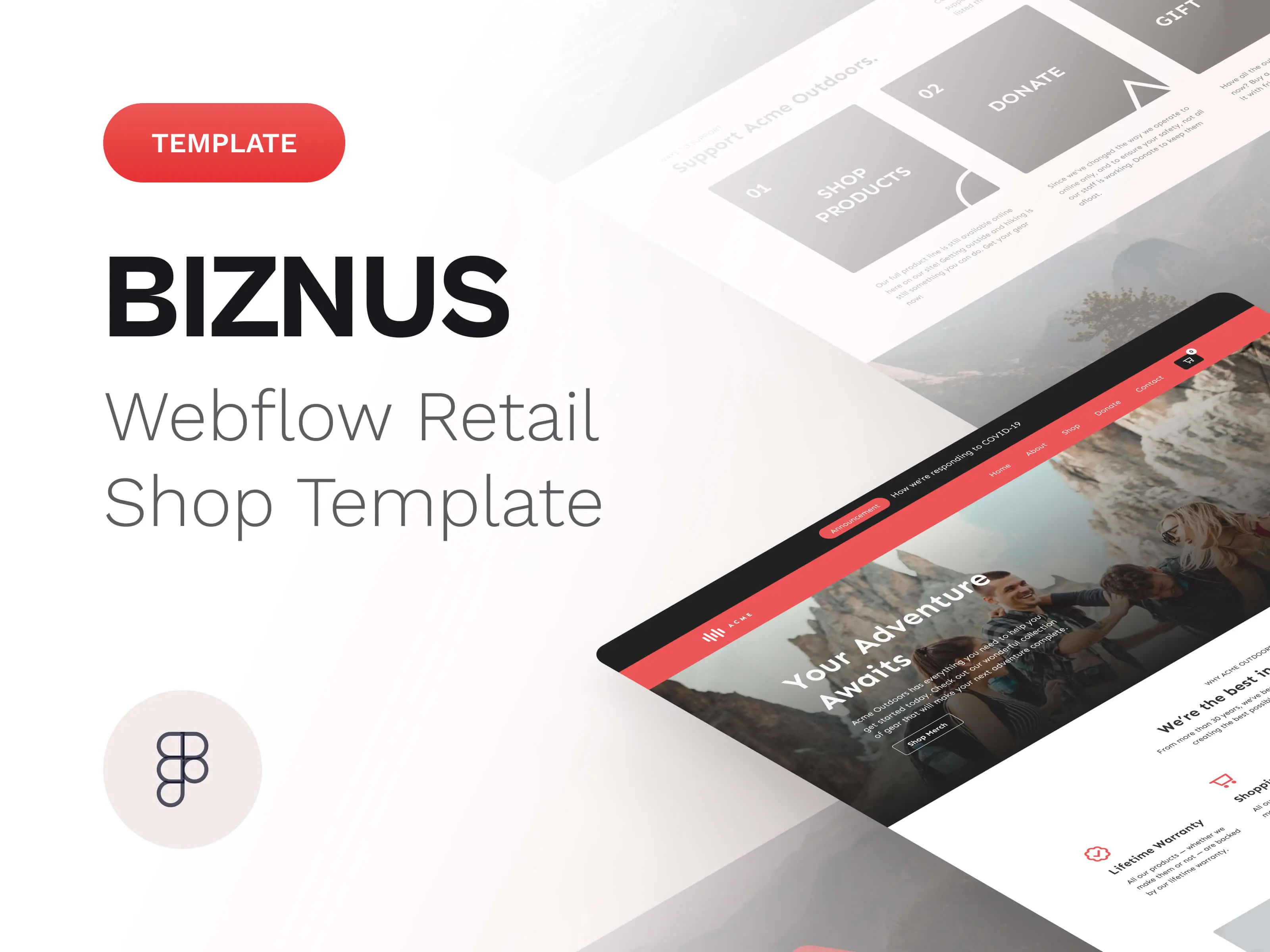 Biznus Website Template