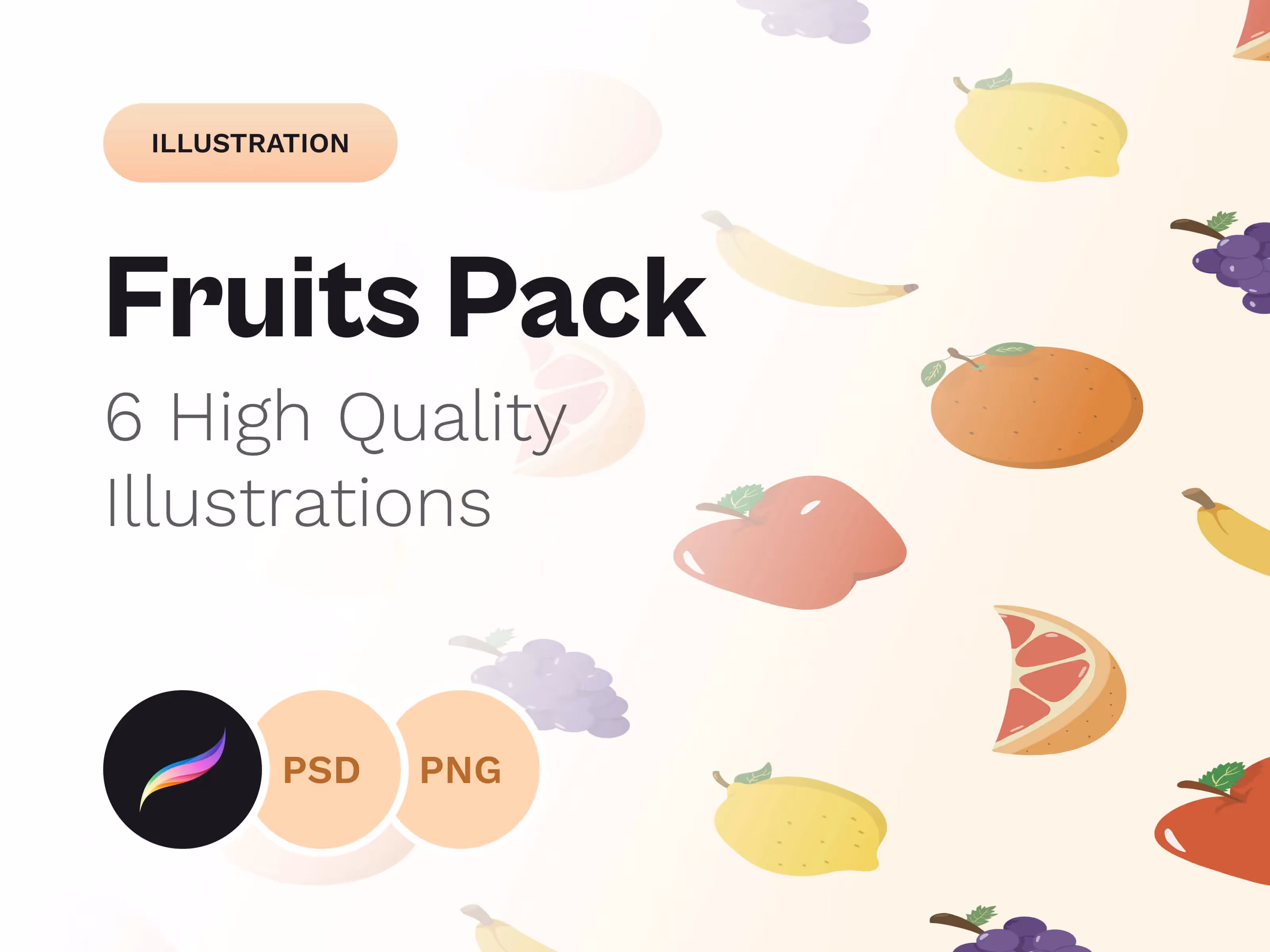 Fruits Illustration Pack