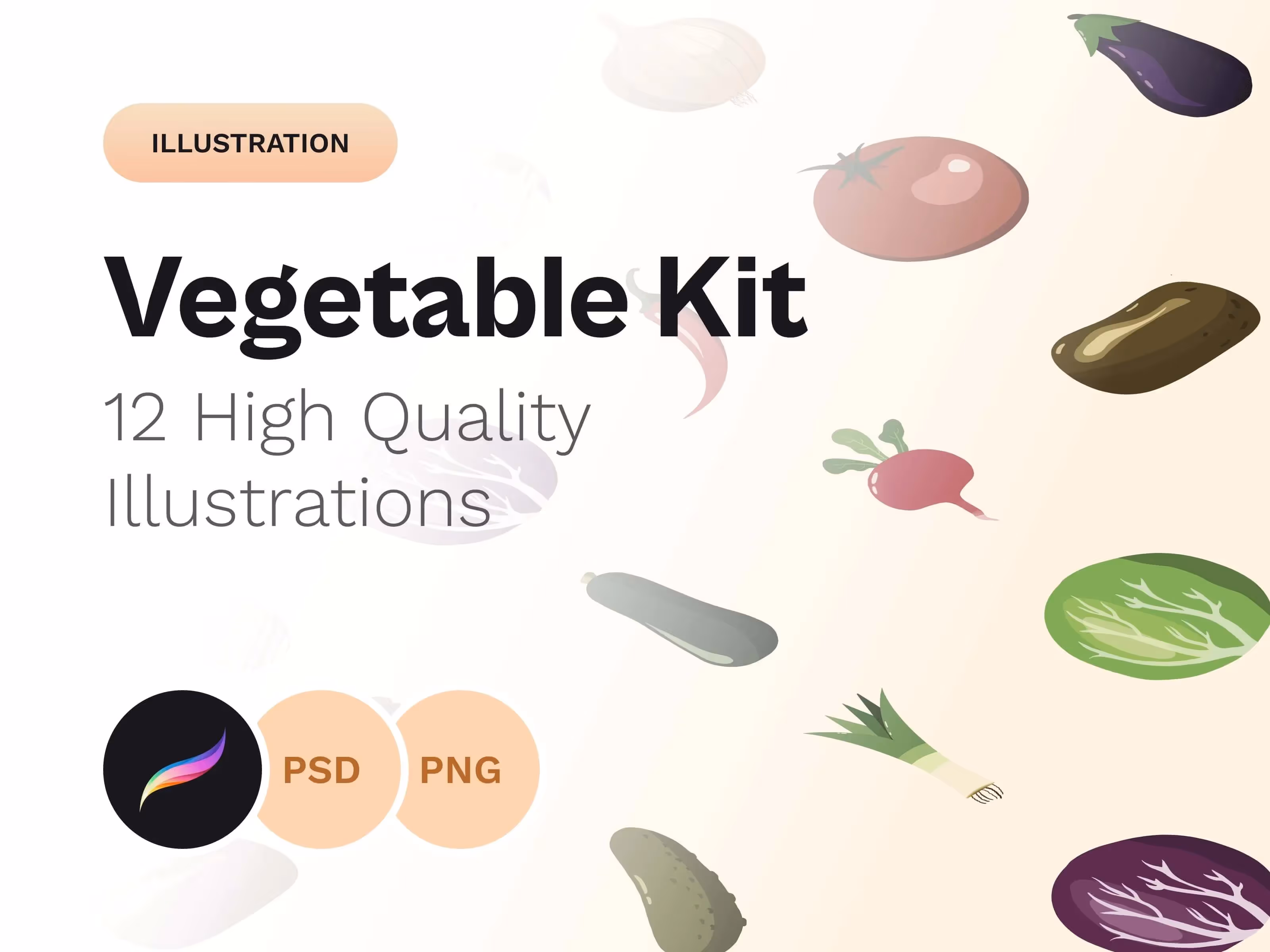Vegetable Illustration Pack
