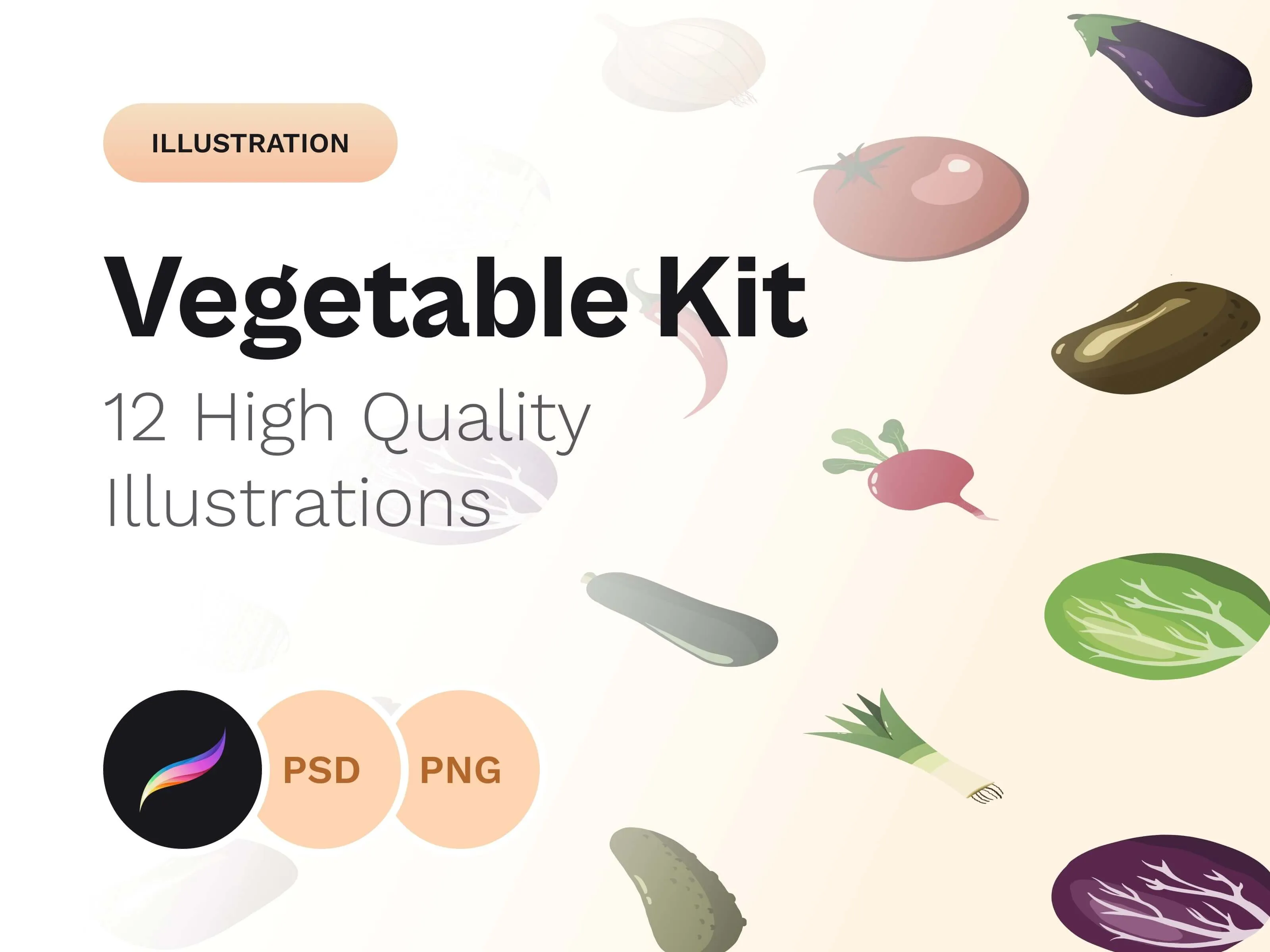 Vegetable Illustration Pack