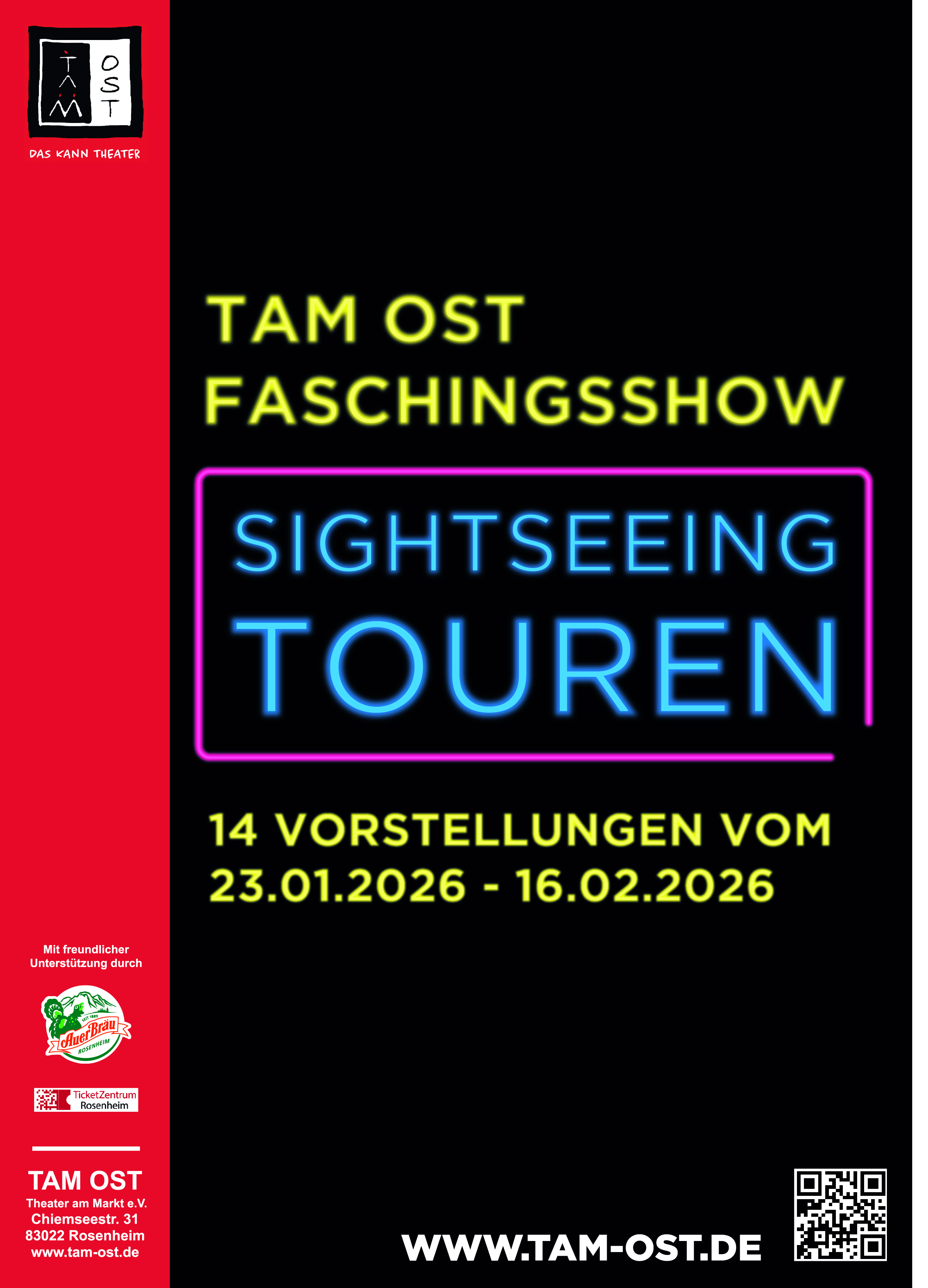 Sightseeing Touren - TAM OST Faschingsshow