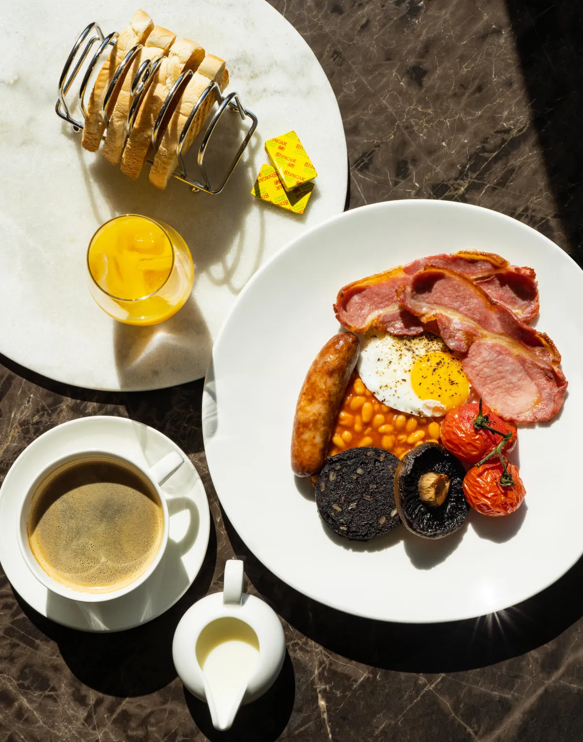 Full Welsh breakfast at Park Kitchen, Aberystwyth