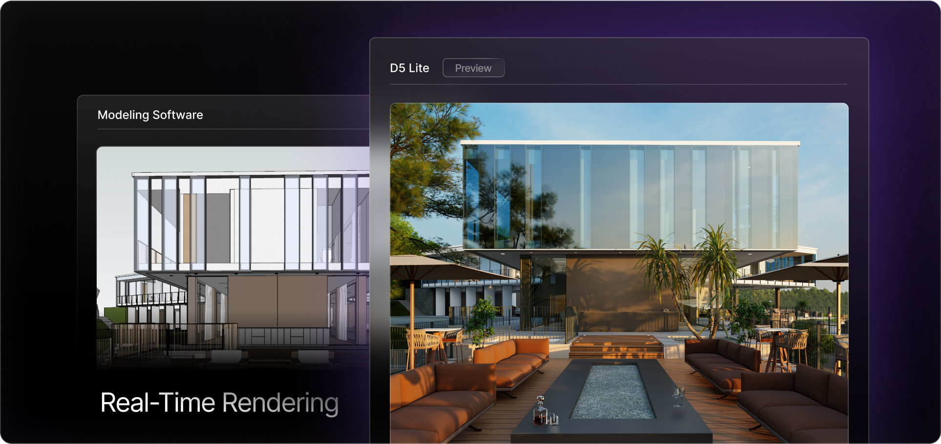 realistic visual by D5 Lite