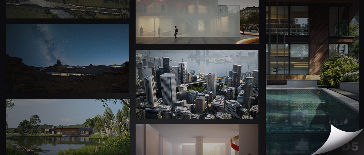 high quality renderings using D5 Render