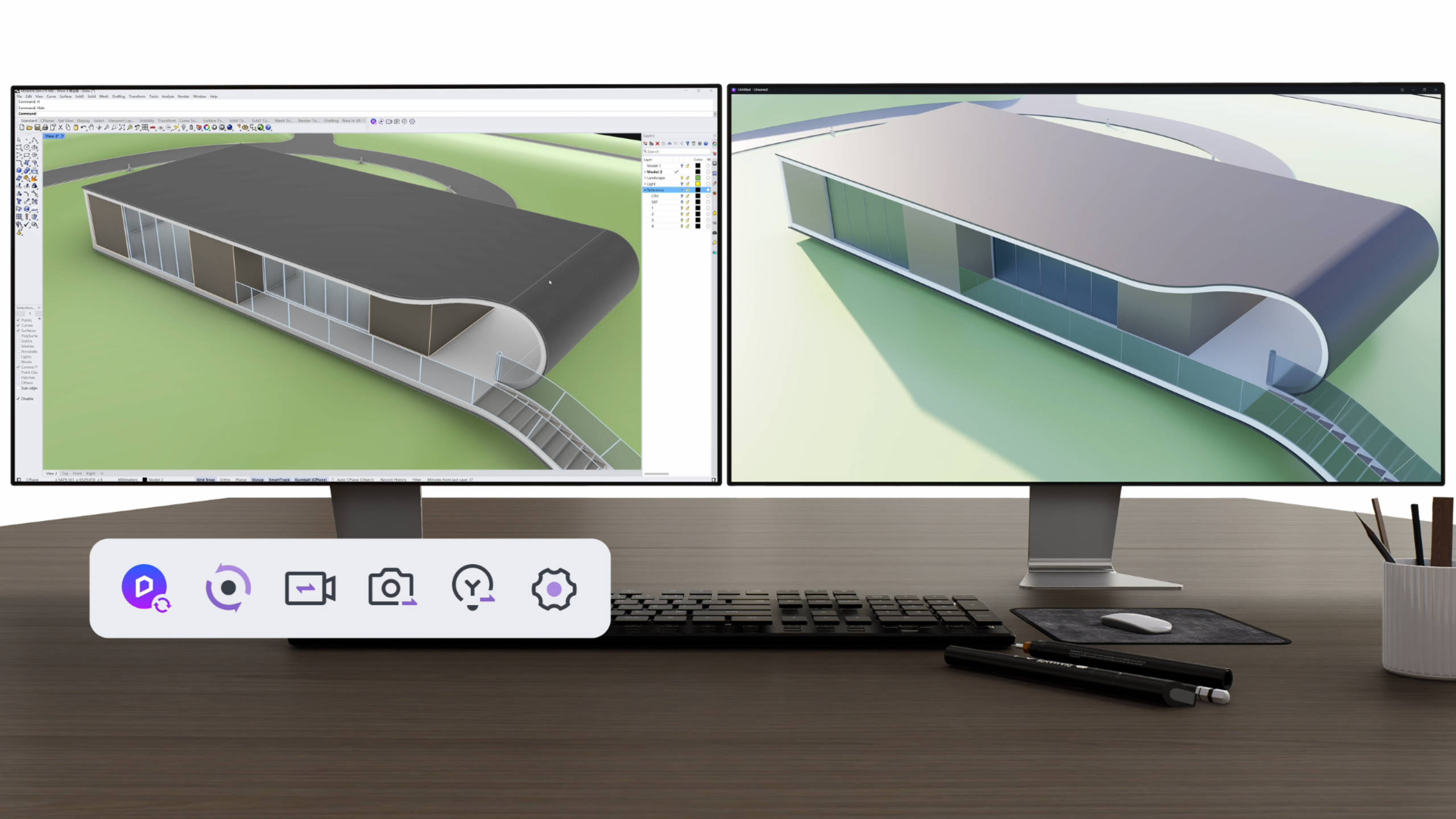 real-time model sync in D5
