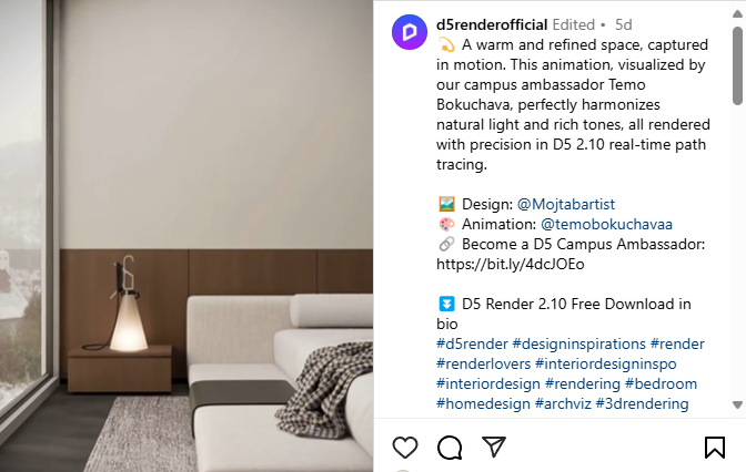 content creation by D5 campus ambassadors