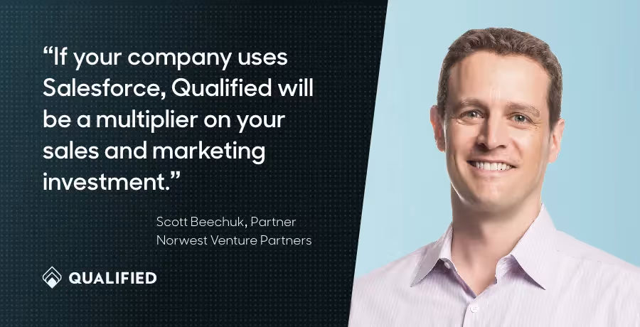 Qualified.com Series A Financing, Scott Beechuk, Partner, Norwest Venture Partners