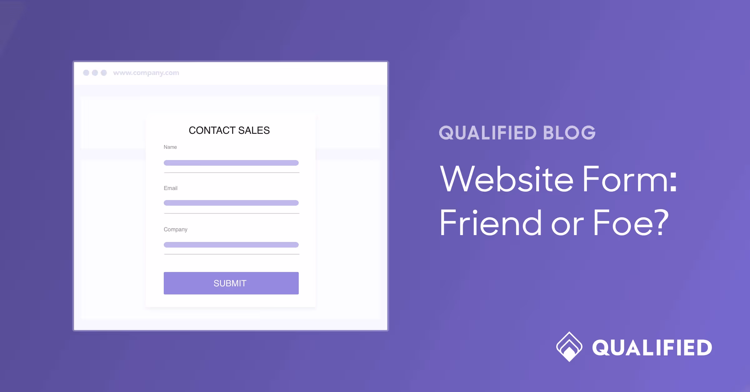 Website form: friend or foe?
