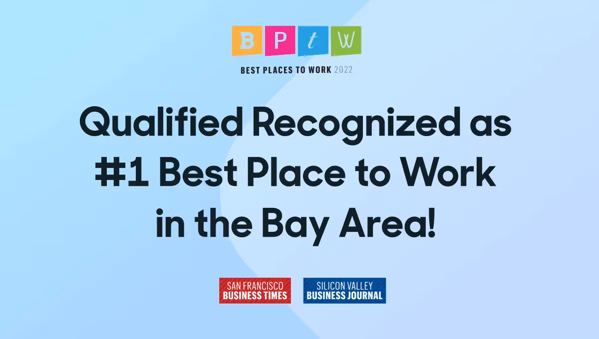 Qualified recognized as #1 Best Place to Work