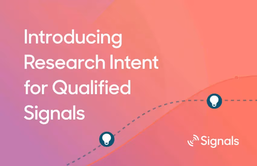 Introducing Research Intent for Qualified Signals