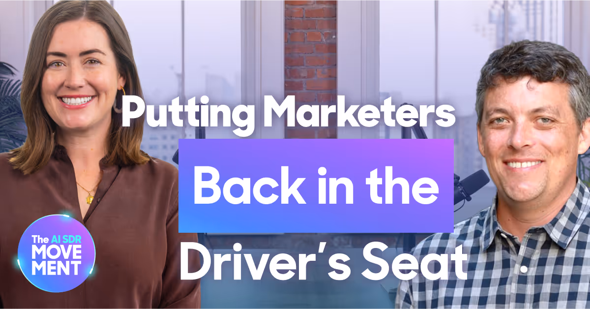 How AI SDR agents are putting marketers back in the driver’s seat
