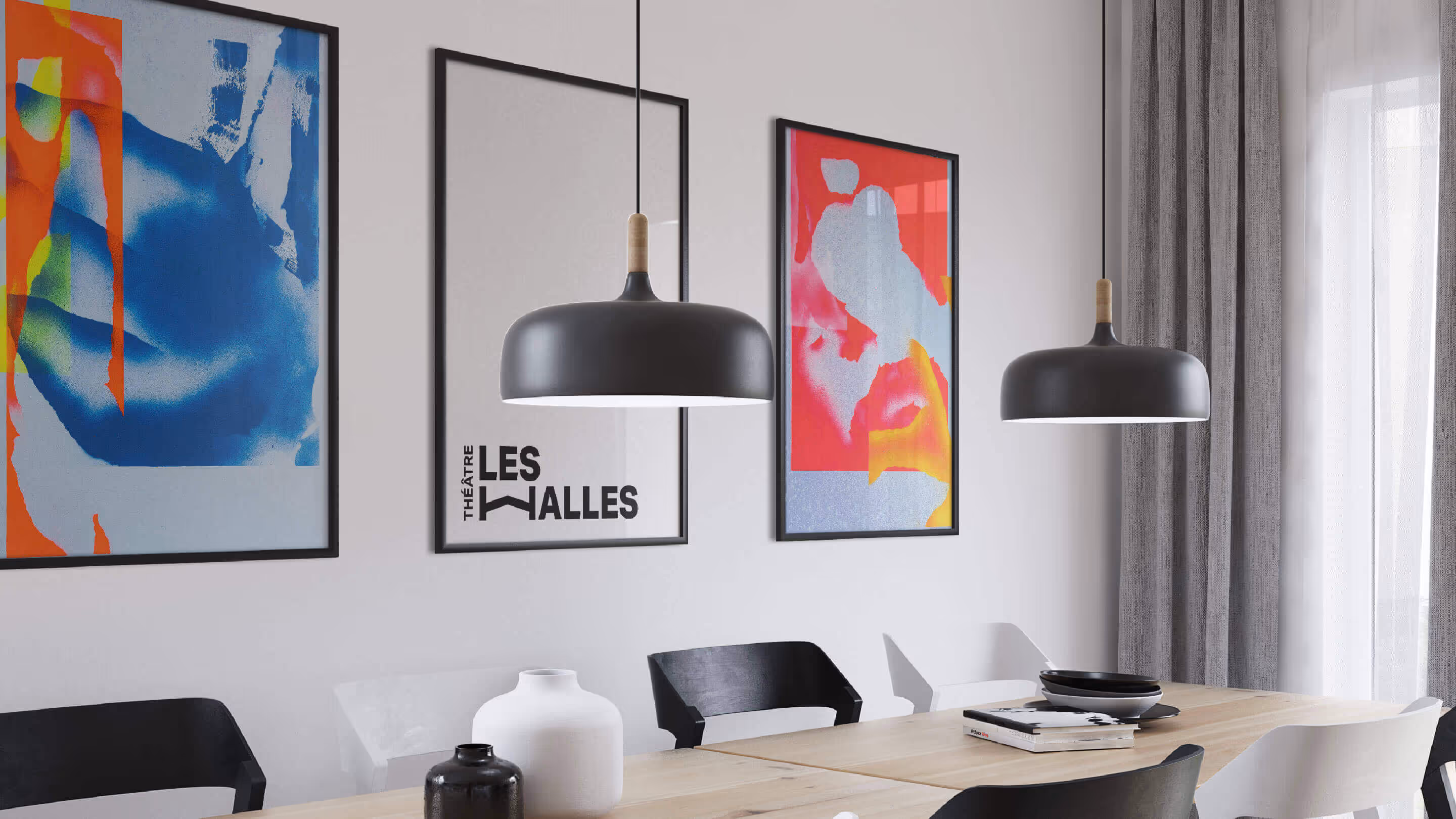 Théâtre Les Halles - branding, web design & development