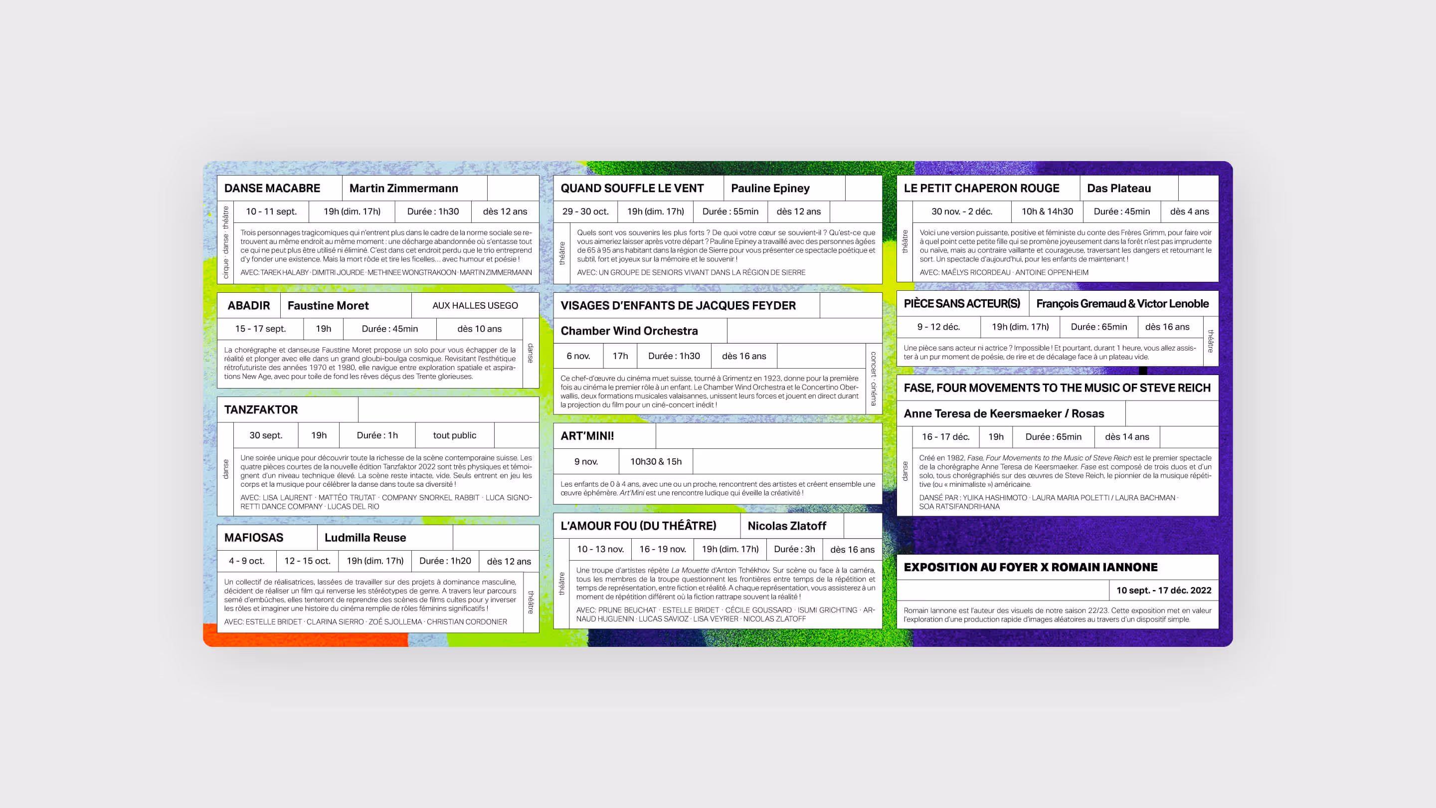 Théâtre Les Halles - branding, web design & development