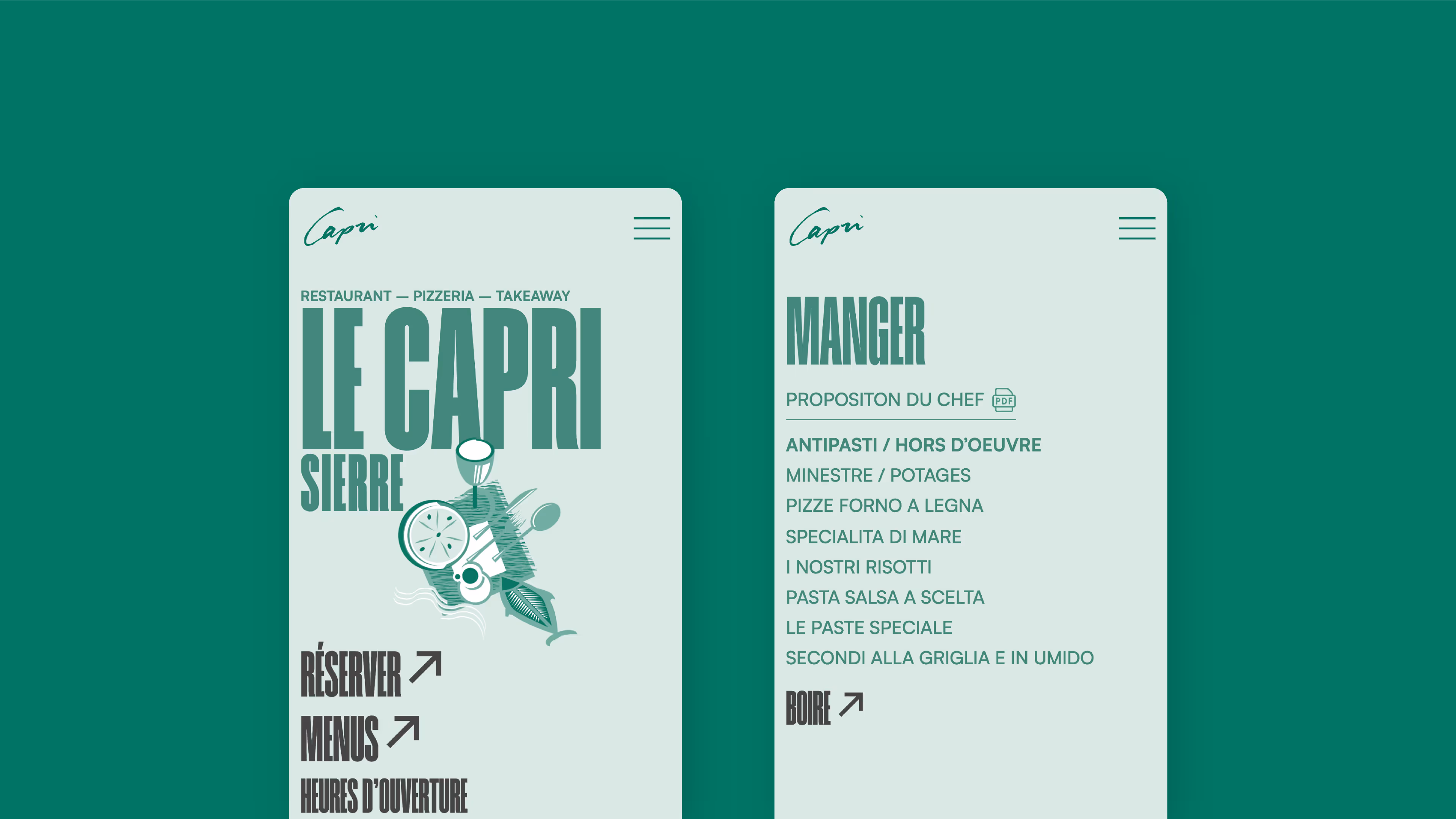 Website - Le Capri - destinazio.