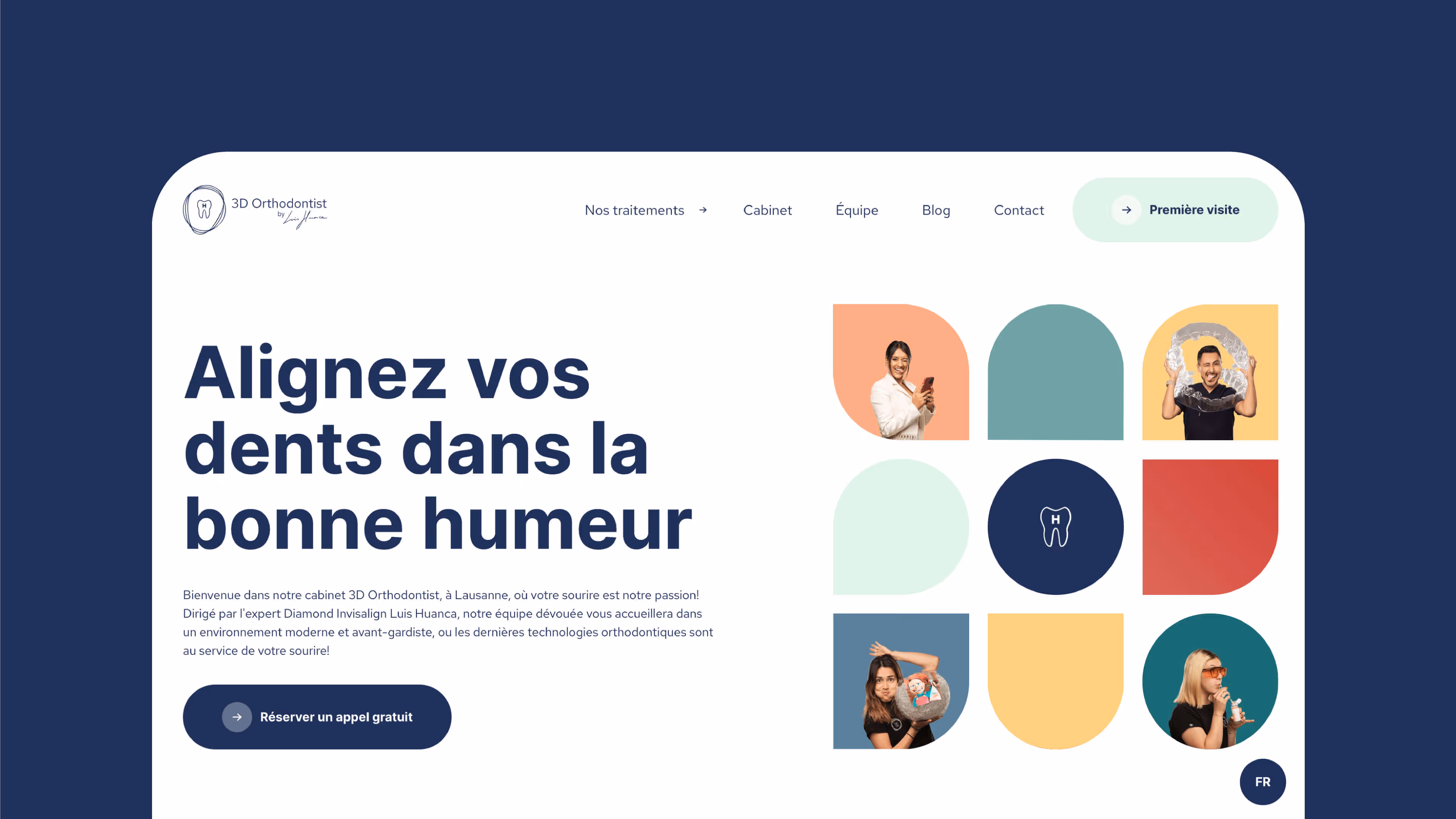 Brand & webdesign for the 3D Ortodontist