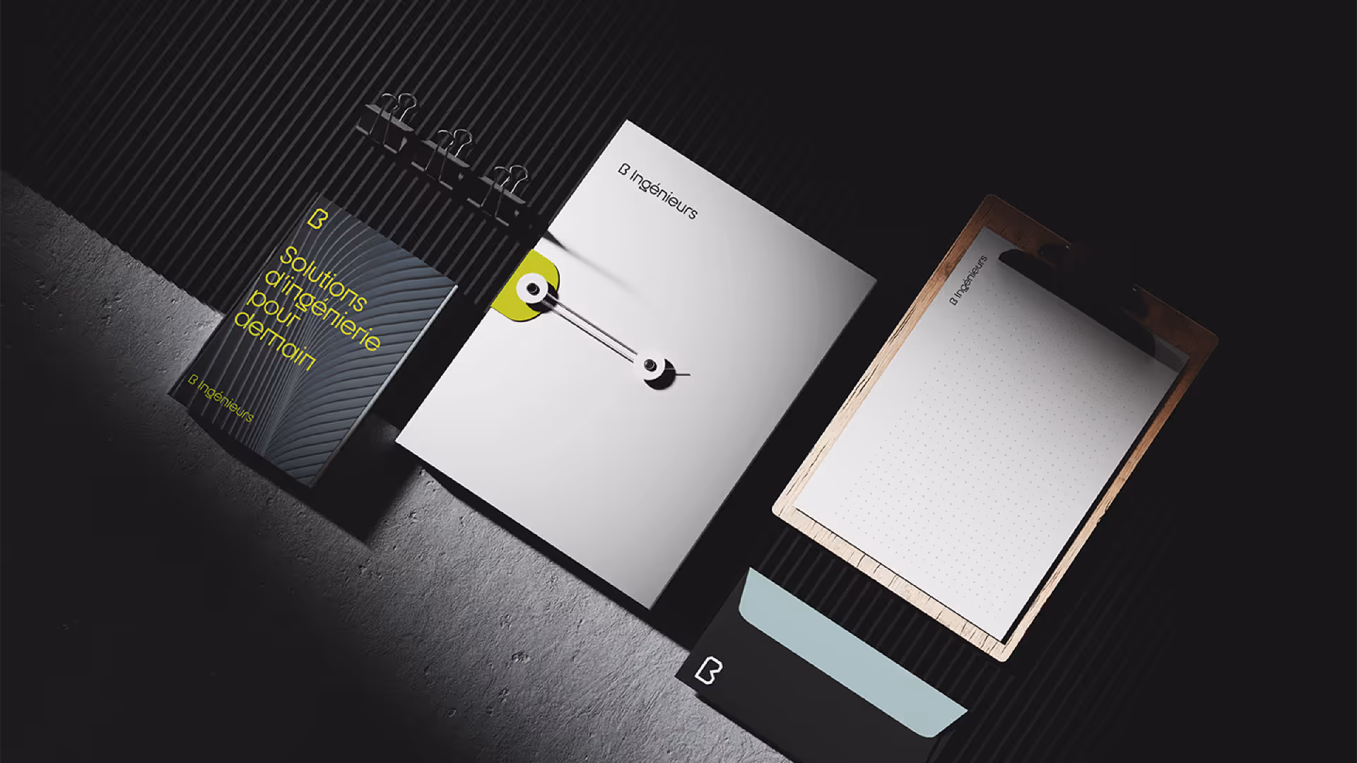 Clear lines and precision in B Ingénieurs' new look