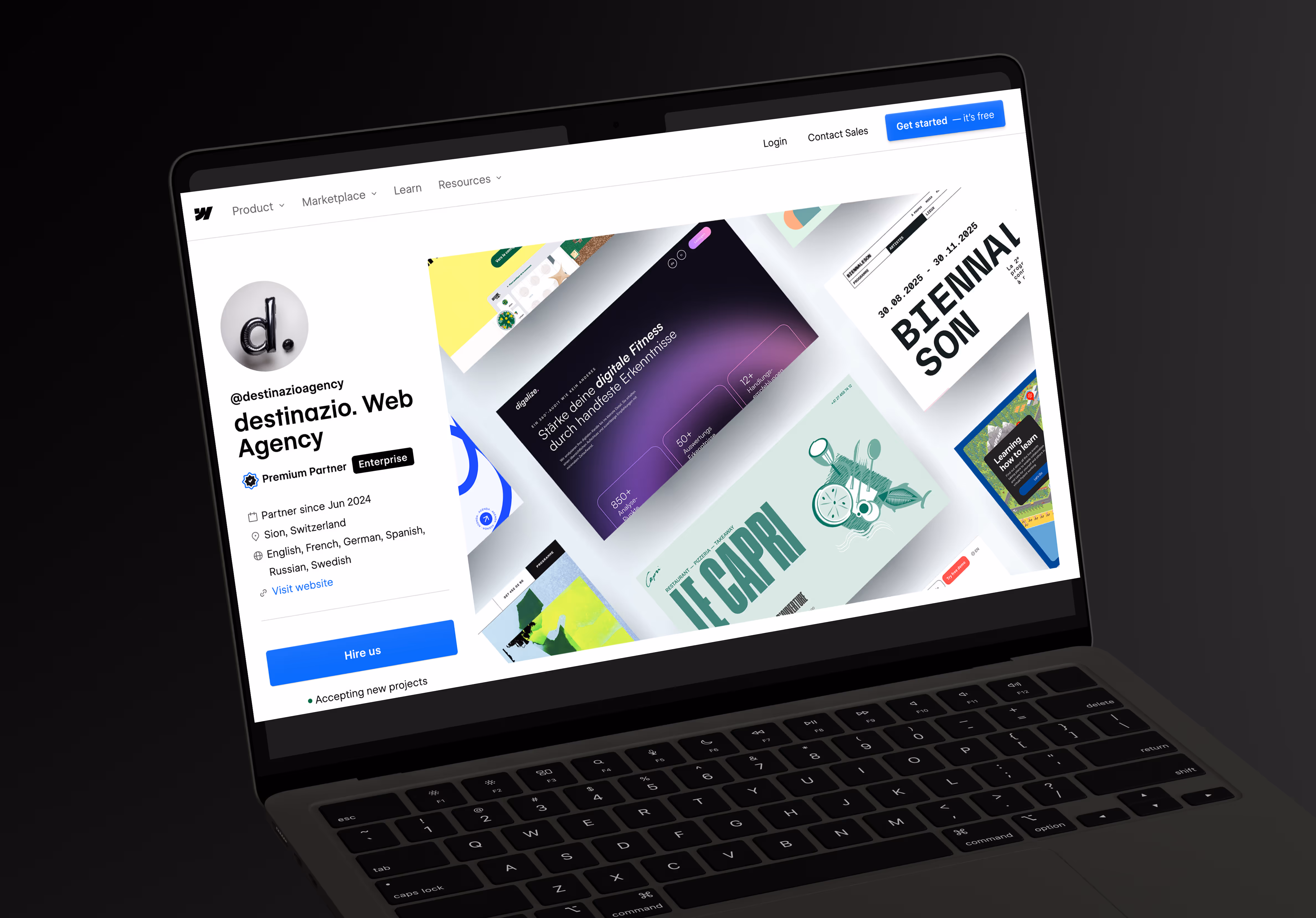 Destinazio earns the Webflow enterprise partner label: A success story from Valais