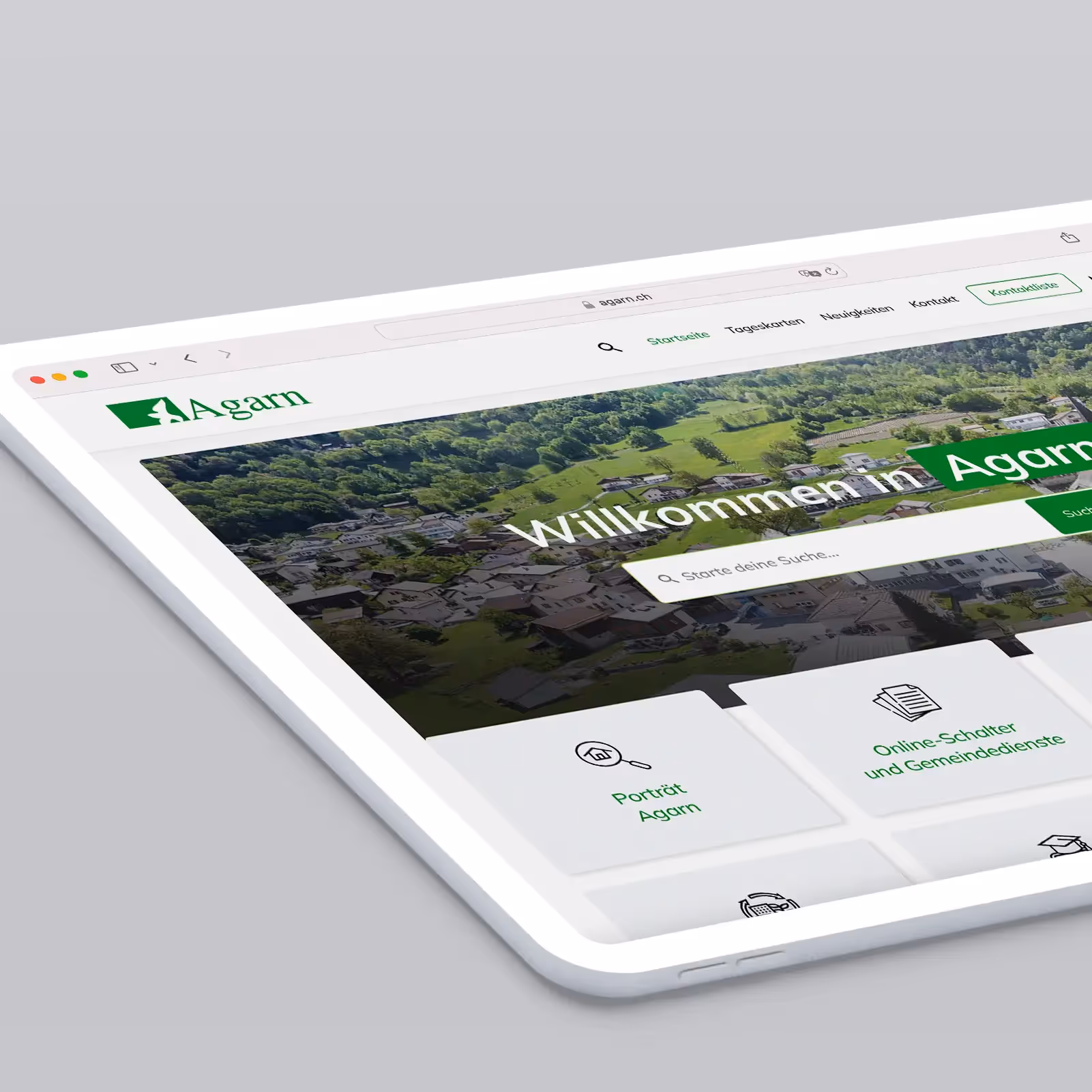 Agarn Municipality Website - destinazio.
