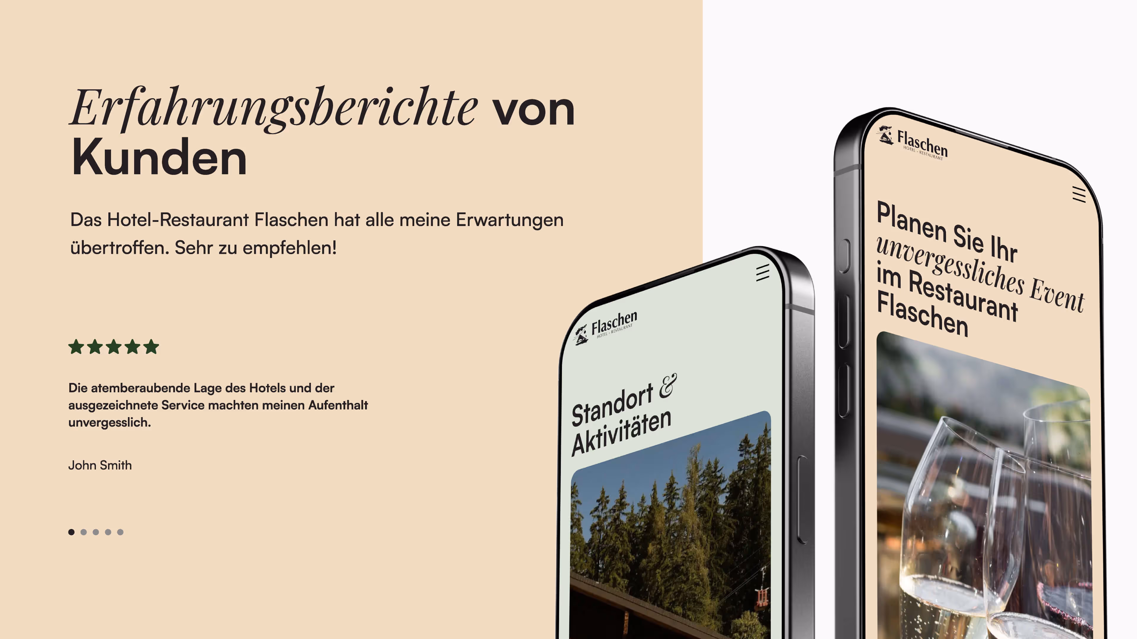 A breath of fresh air for the Hotel-Restaurant Flaschen