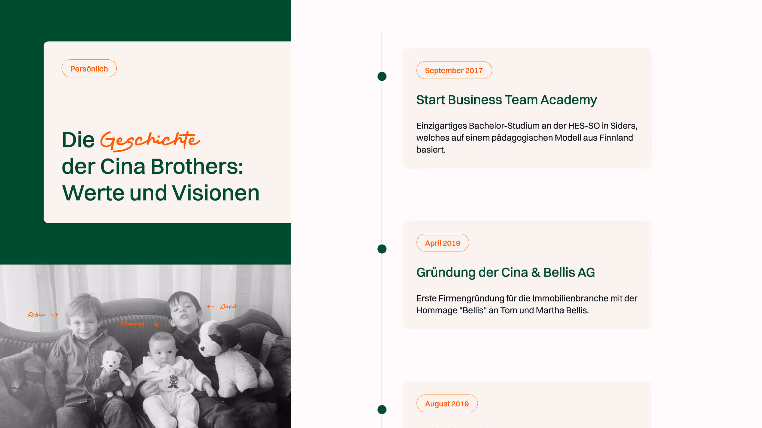 Two brothers, one strong family brand