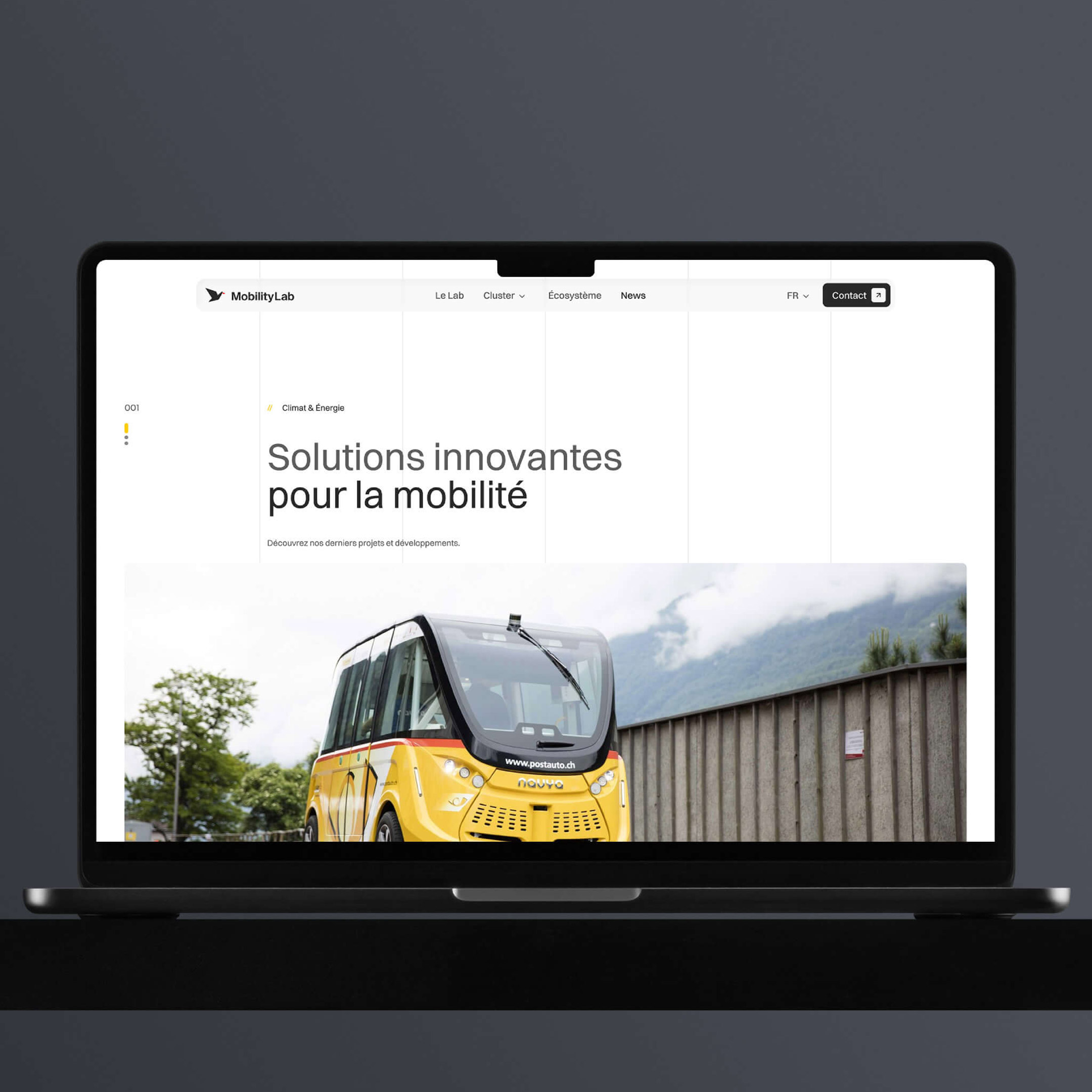 Die digitale Präsenz von MobilityLab auf das Niveau seiner 