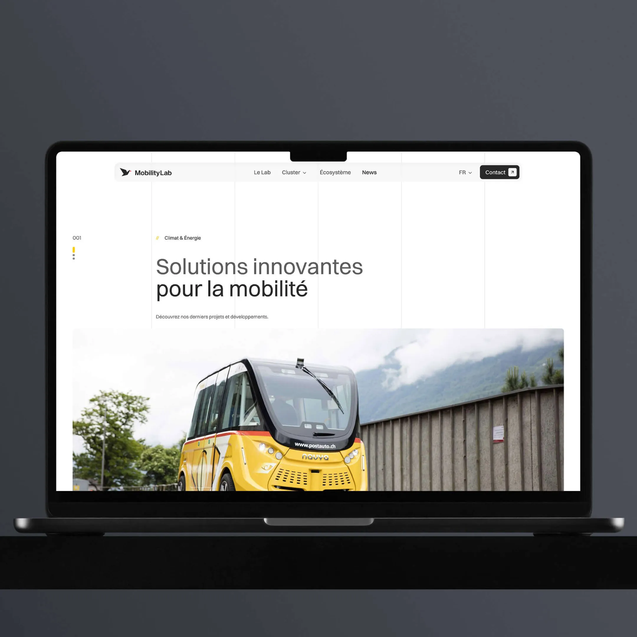 Die digitale Präsenz von MobilityLab auf das Niveau seiner 