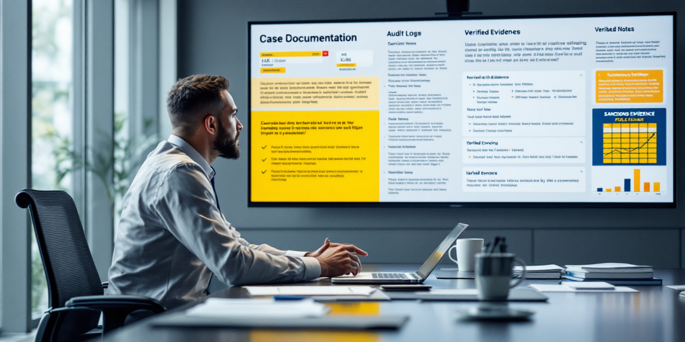 Man implementing playbooks.