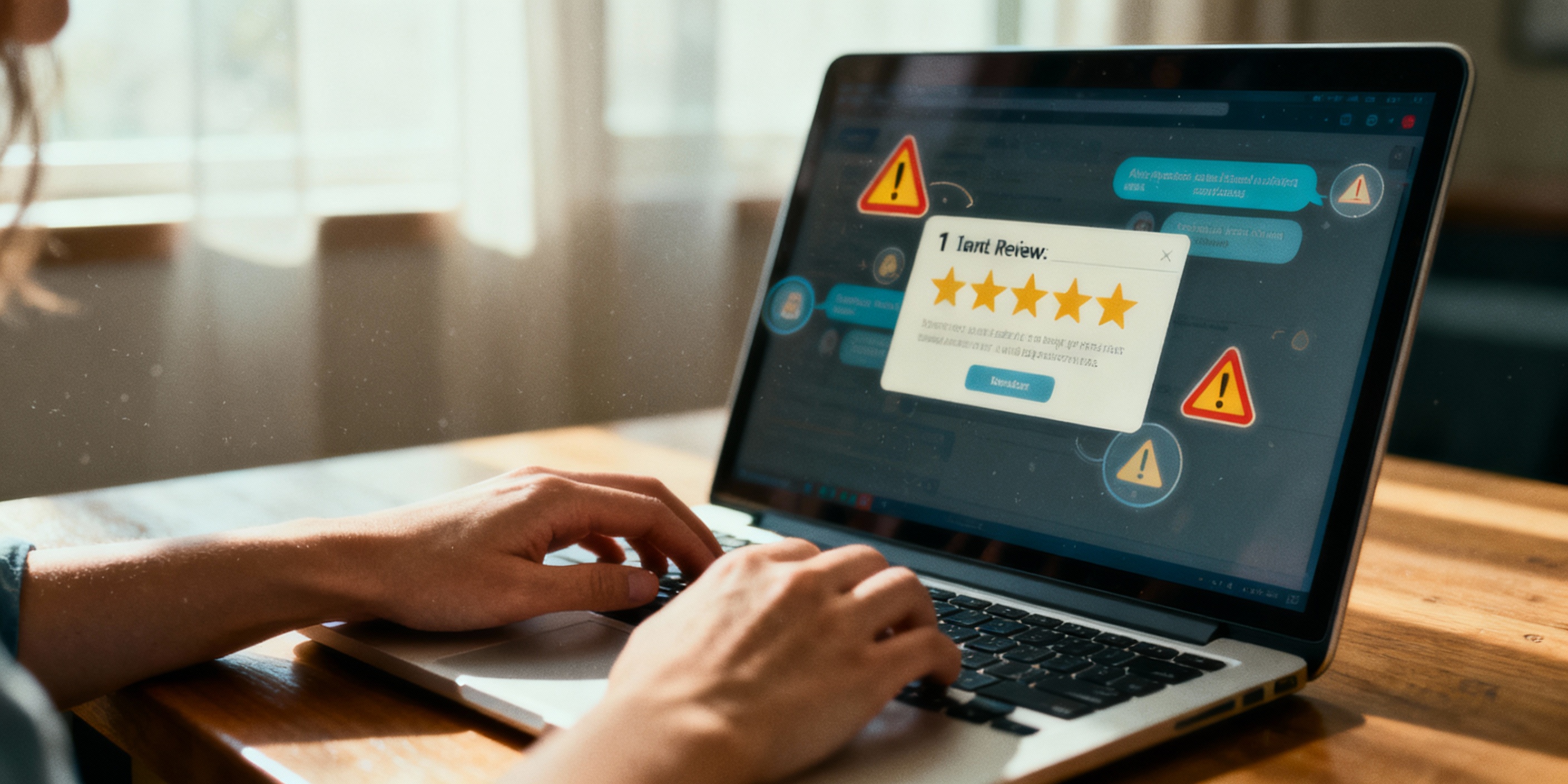 Crisis on computer of employee.