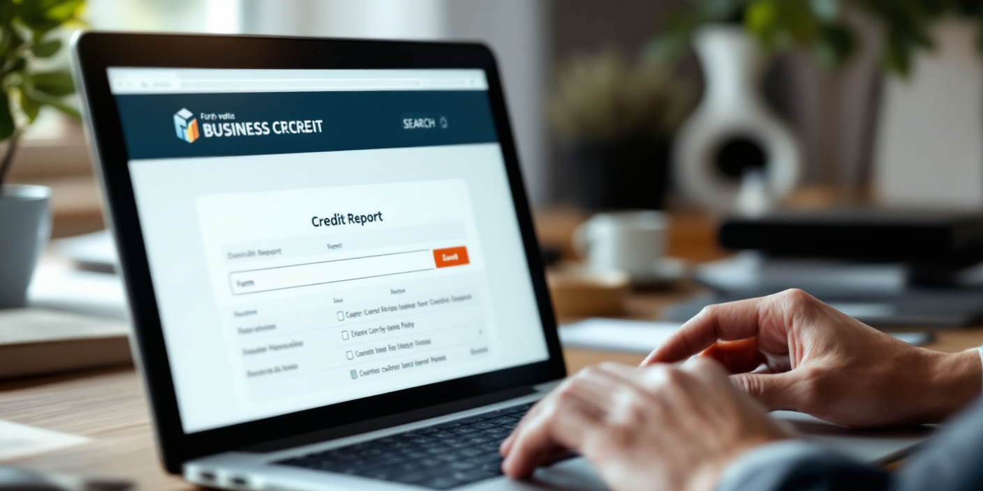 Business Screen Credit Report.