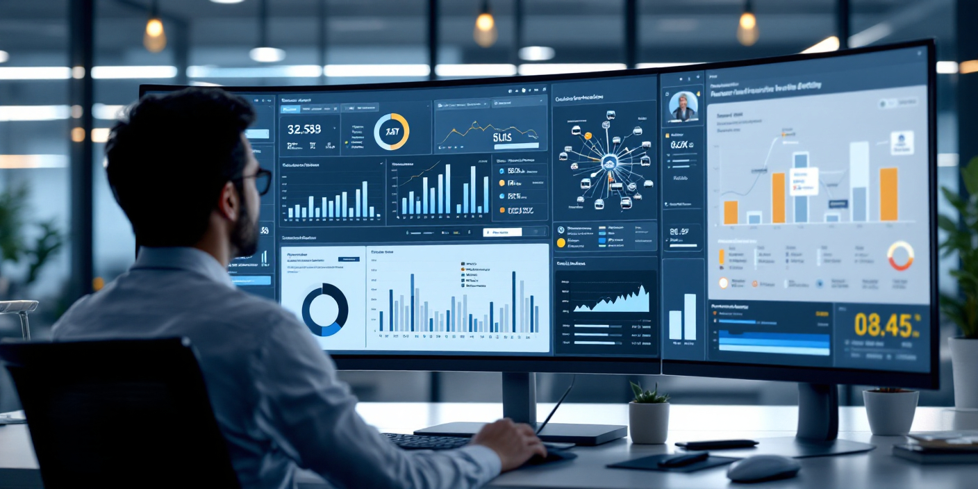 Man checking for risks of fraud. 