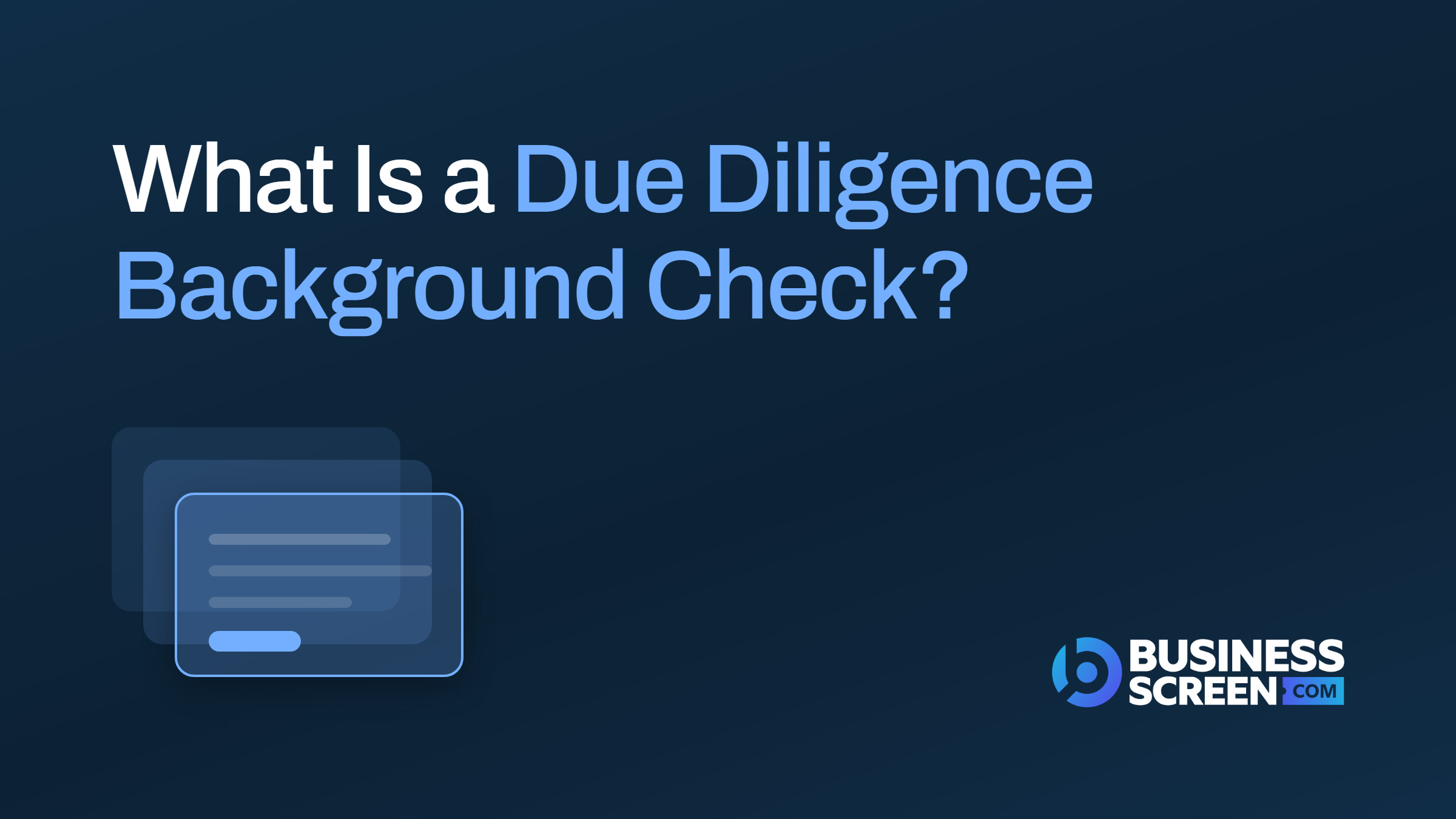 How to Run a Background Check on a Business