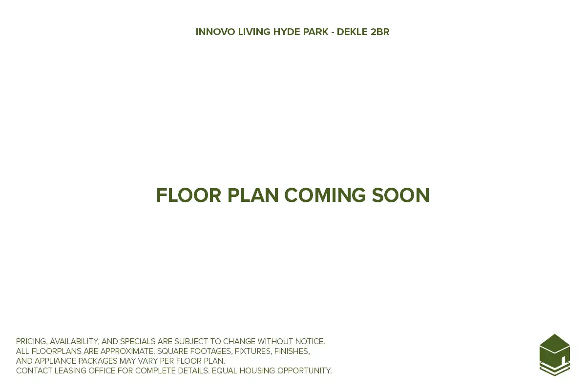 Dekle 2BR Floor Plan Coming Soon