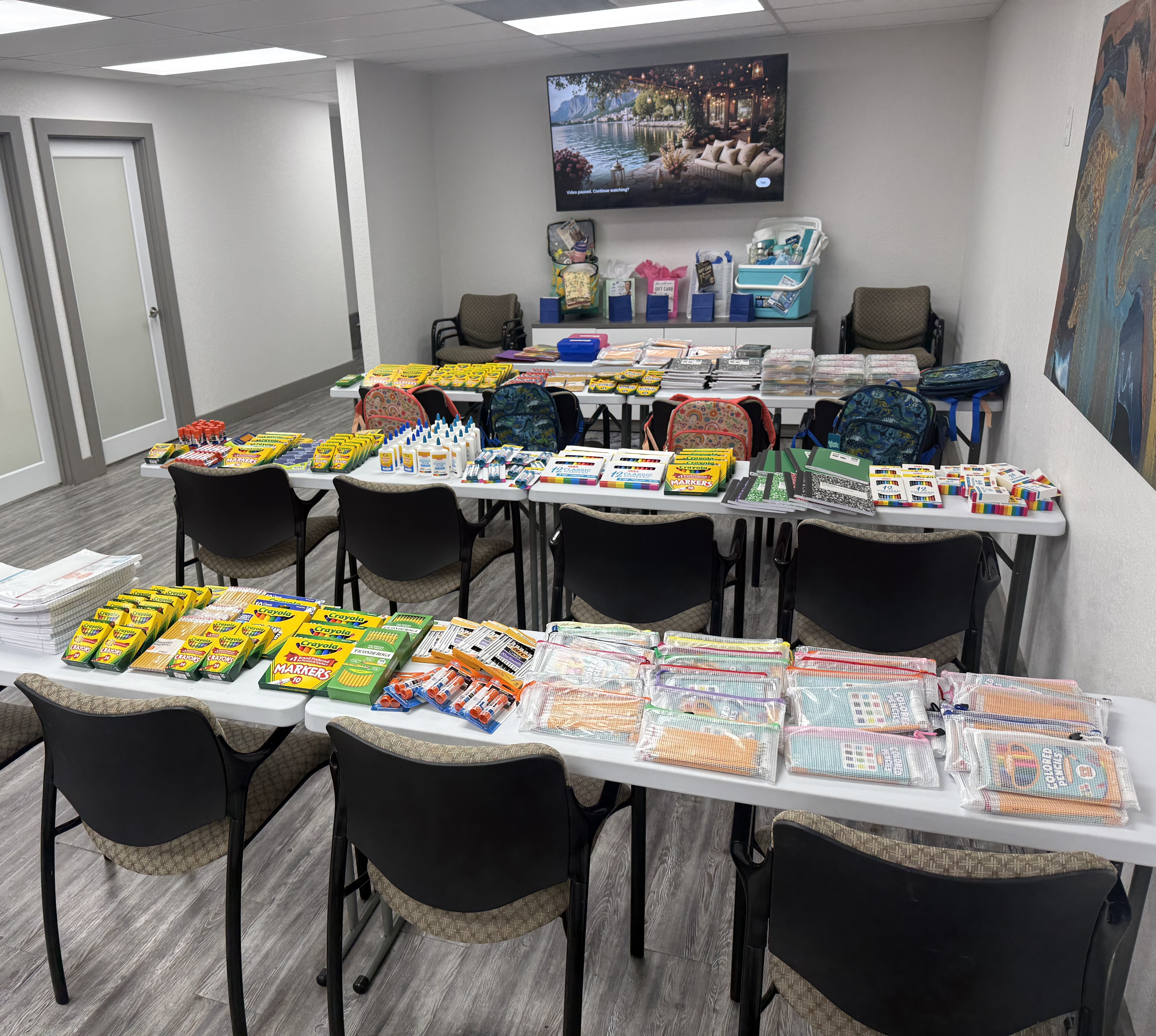 School supply drive