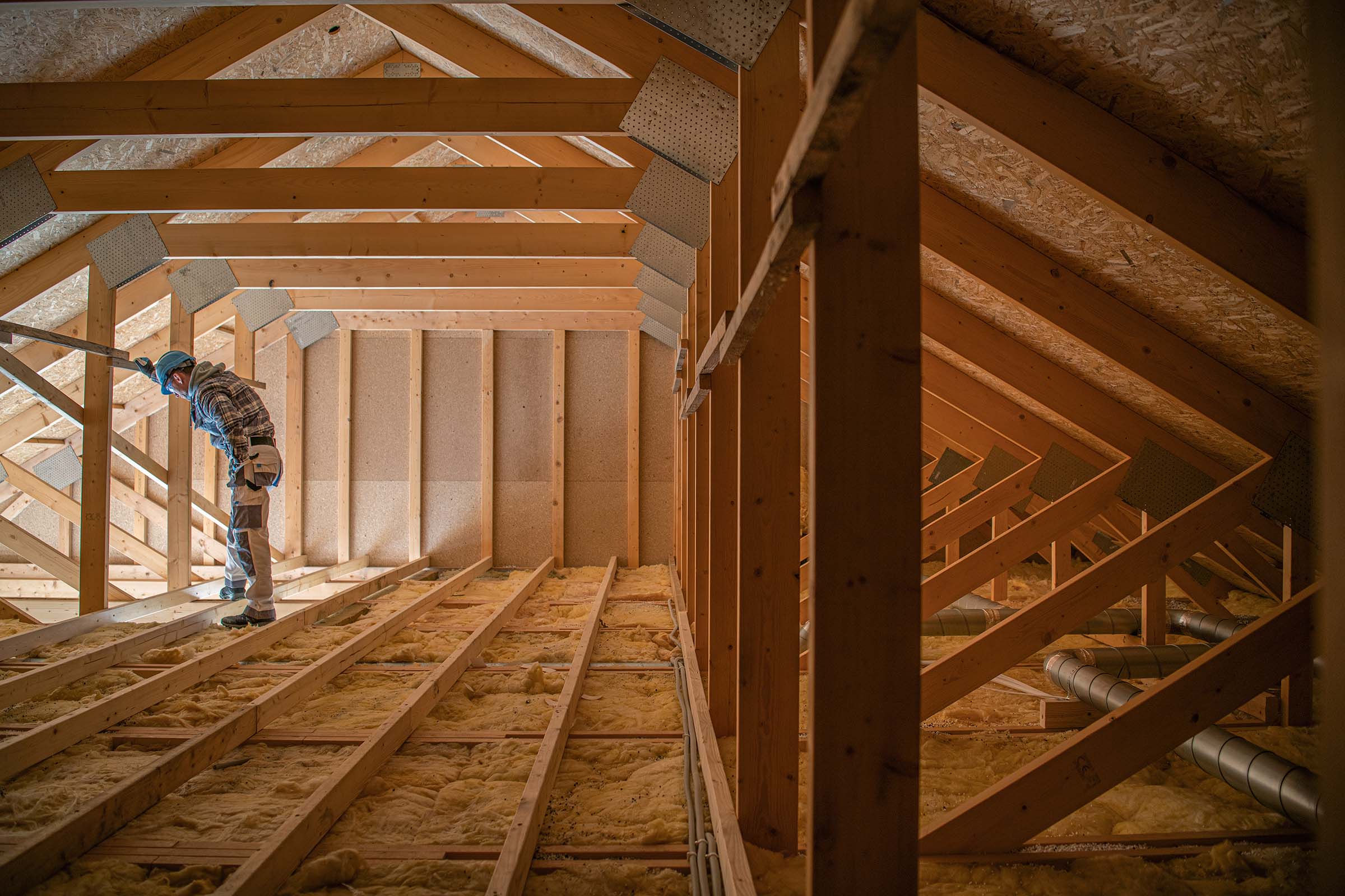 Licensed inspector examining the condition of a Florida home.