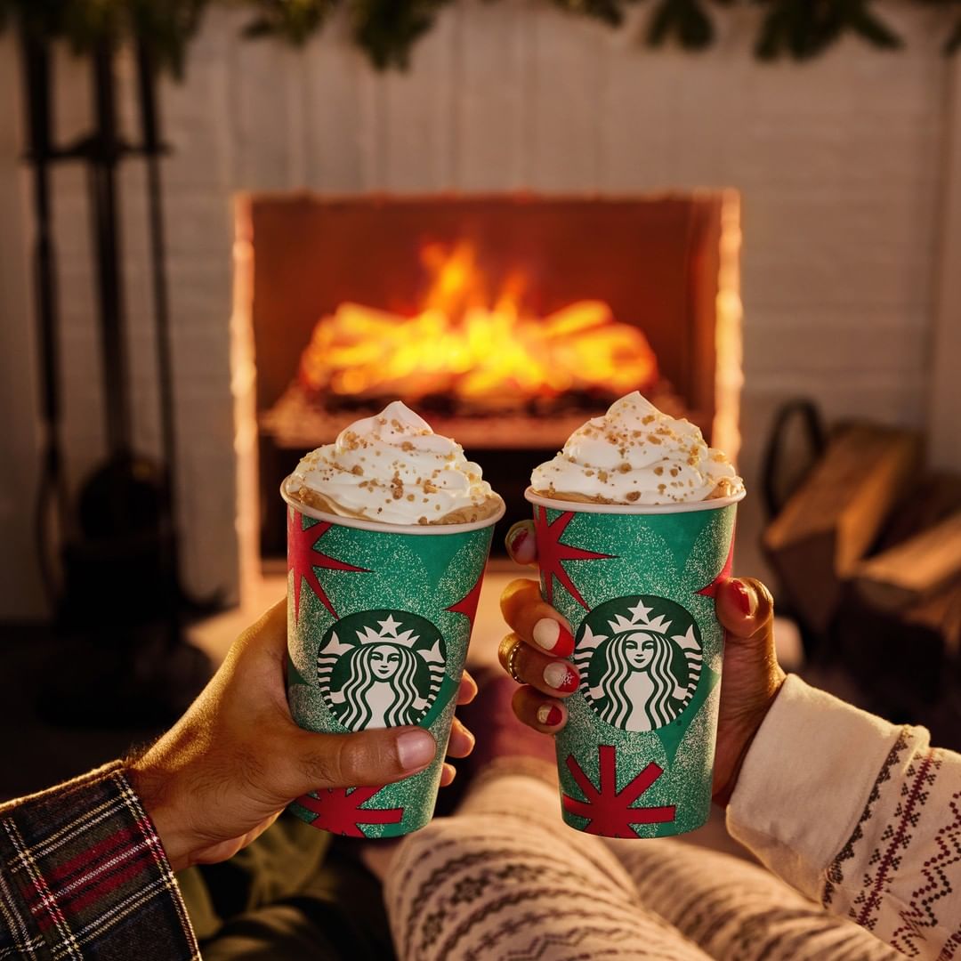 Starbucks boeiende visual op social media