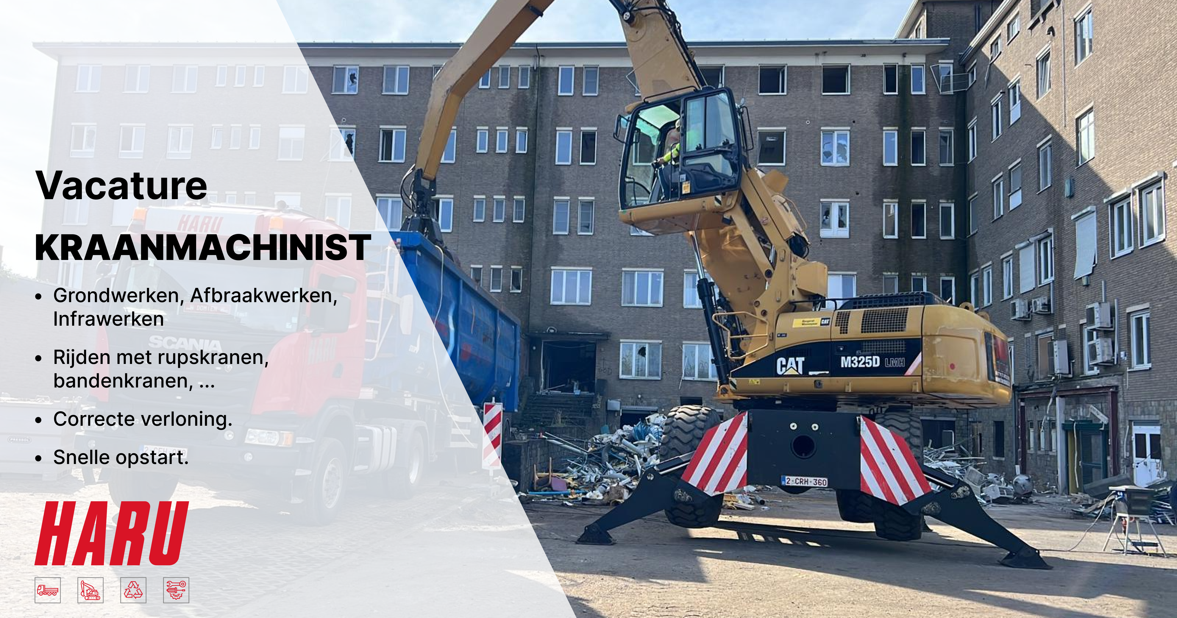 Hoe we de geschikte Kraanmachinist voor Haru Tools vonden