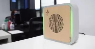 Dispositivo de calidad de aire interior MICA Lite en las oficinas de Caloryfrío.