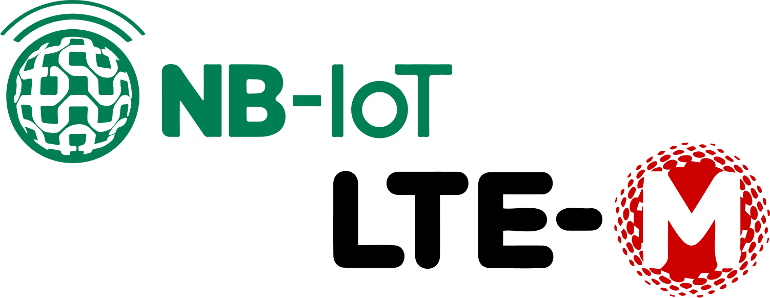 NB-IoT and LET-M logos