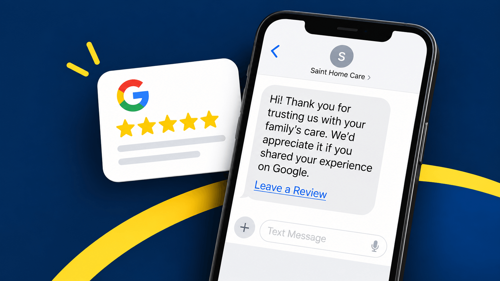 Google Review Request Templates for Home Care Agencies