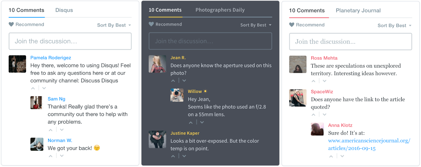 comment feature of webflow