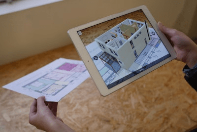 Figure 4: 3D virtual characters with augmented reality.