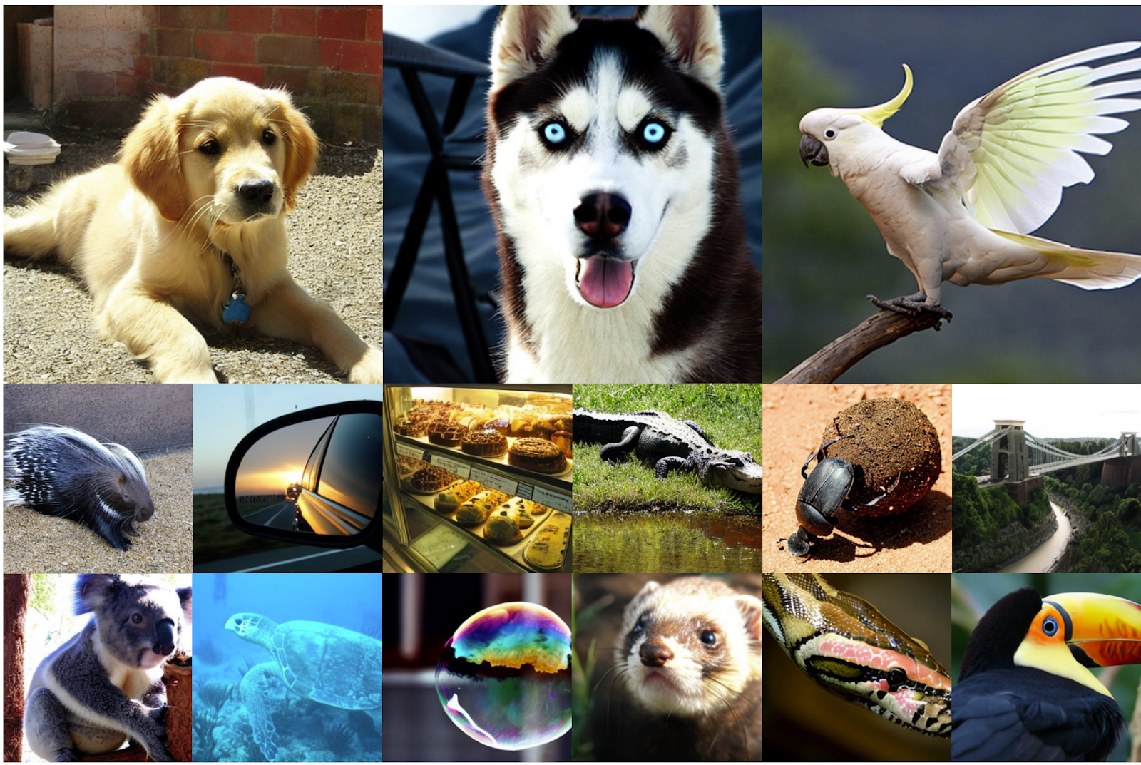 Figure 7: Examples of images generated by DiT.